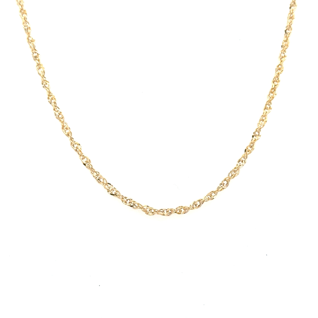 Chaîne or jaune 10 carats