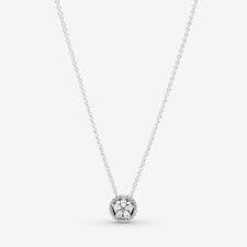 Collier flocon scintillant, argent, zircons - 399230C01-45 - Pandora