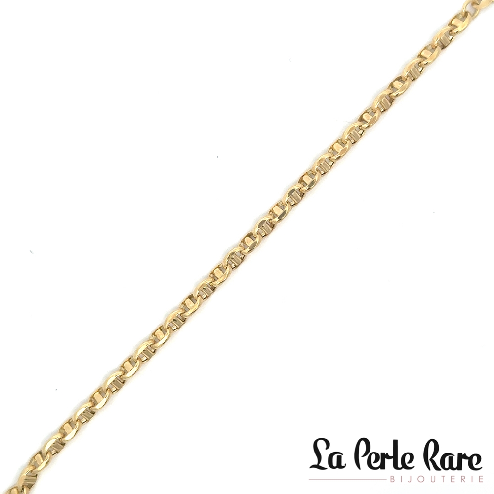 Bracelet mailles marine, or jaune 10 carats - LPR-2838-8 - Exclusivités