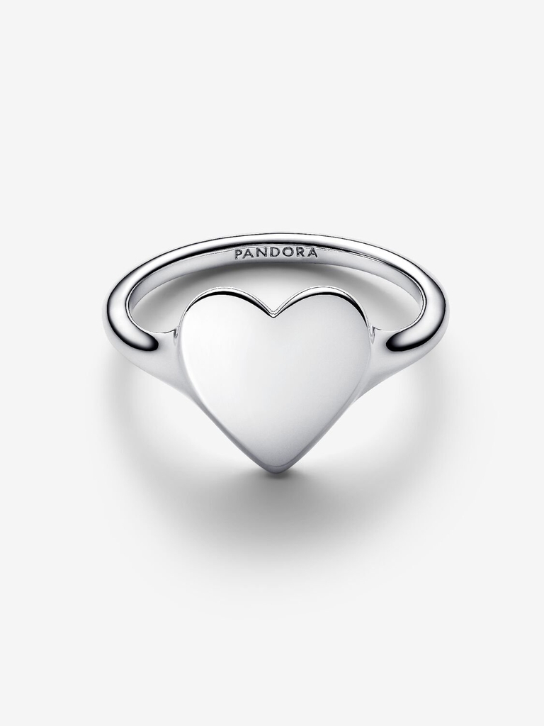 Bague coeur gravable, argent - 193988C00-52 - Pandora
