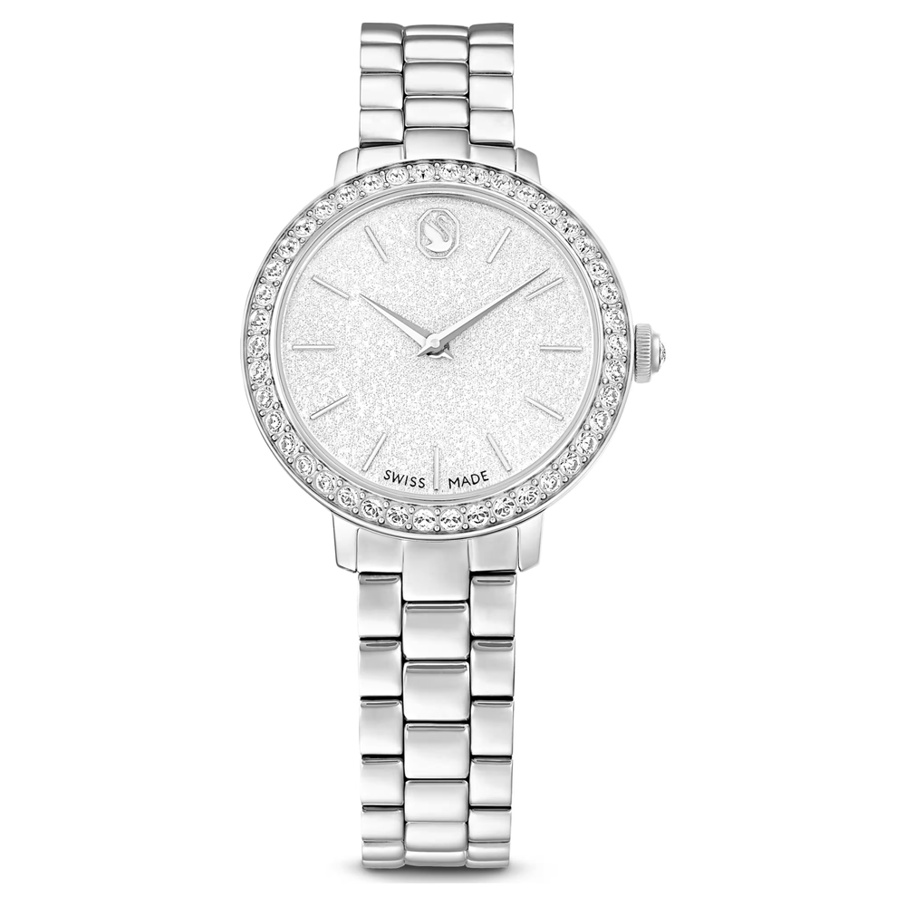 Montre métal rhodié, cristaux blancs - 5706182 - Swarovski
