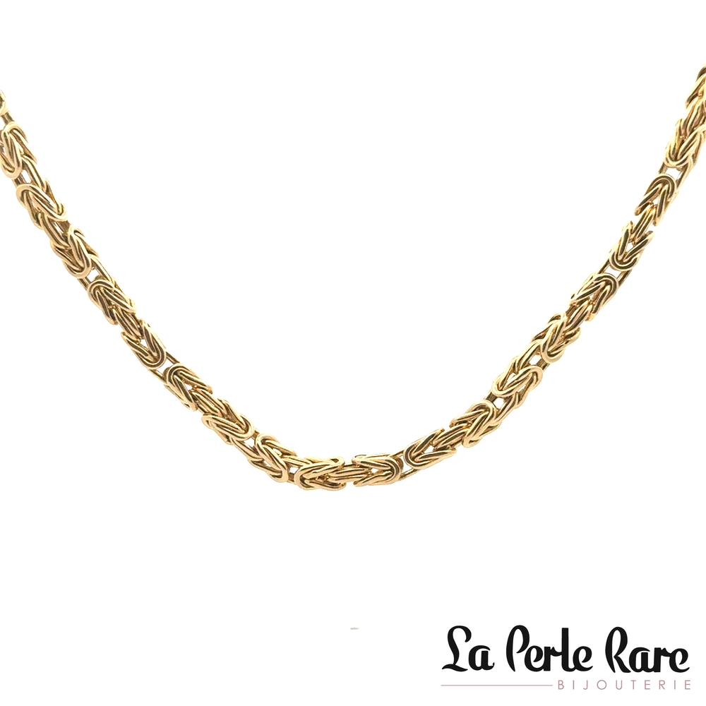 Chaine en or jaune avec motifs - 0788-24 - Exclusivités