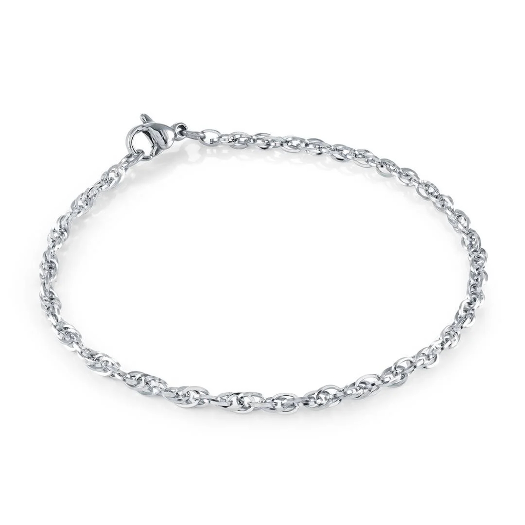 Bracelet acier inoxydable, 2 millimètres