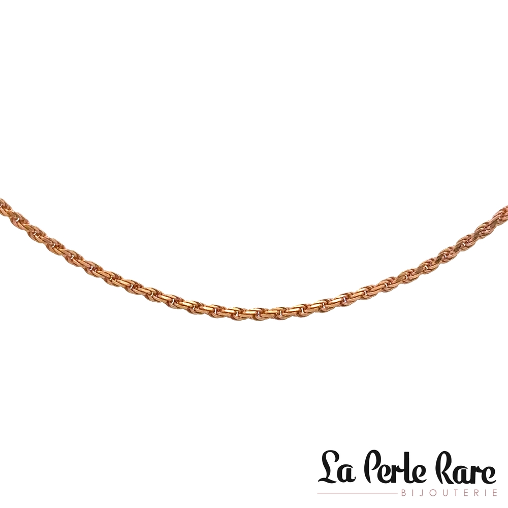 Chaîne torsade, or rose - LPR-1330-20 - Exclusivités