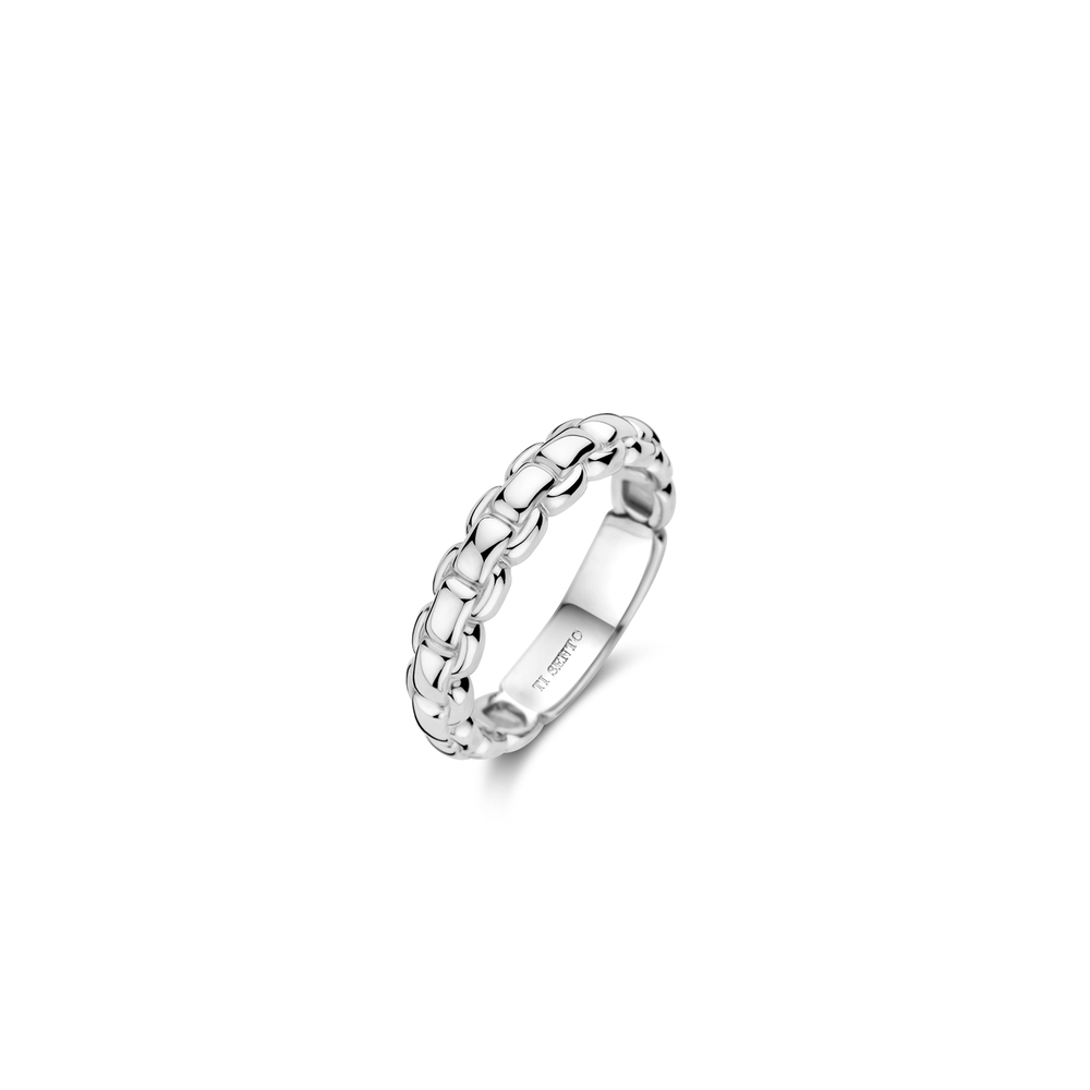 Bague argent rhodié - 12319SI-54 - Ti Sento