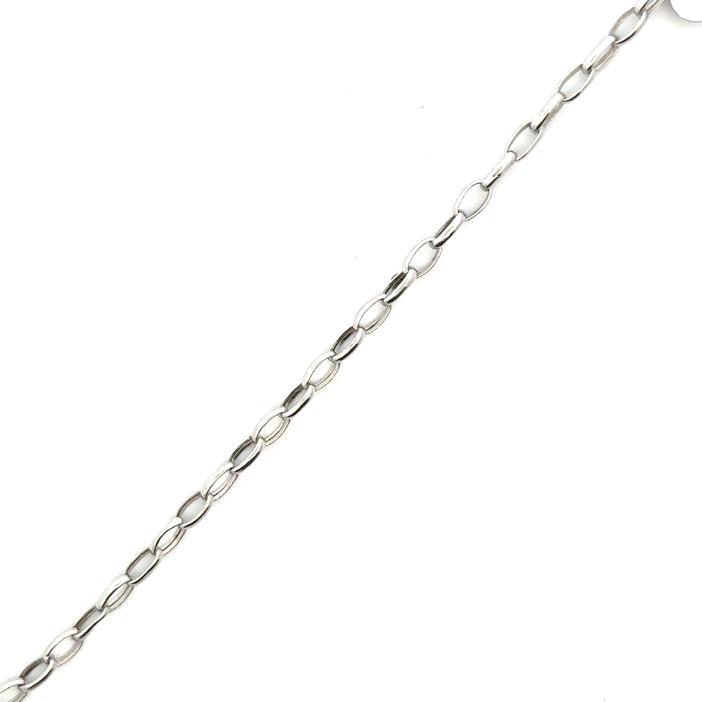 Bracelet en or blanc avec un coeur - 4045B-BL - Exclusivités