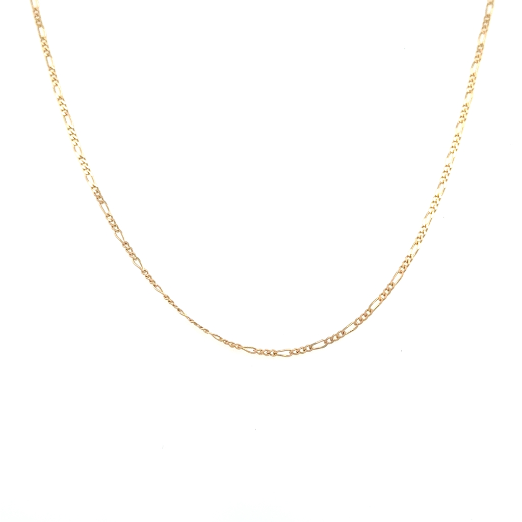 Chaîne figaro, or jaune 10 carats