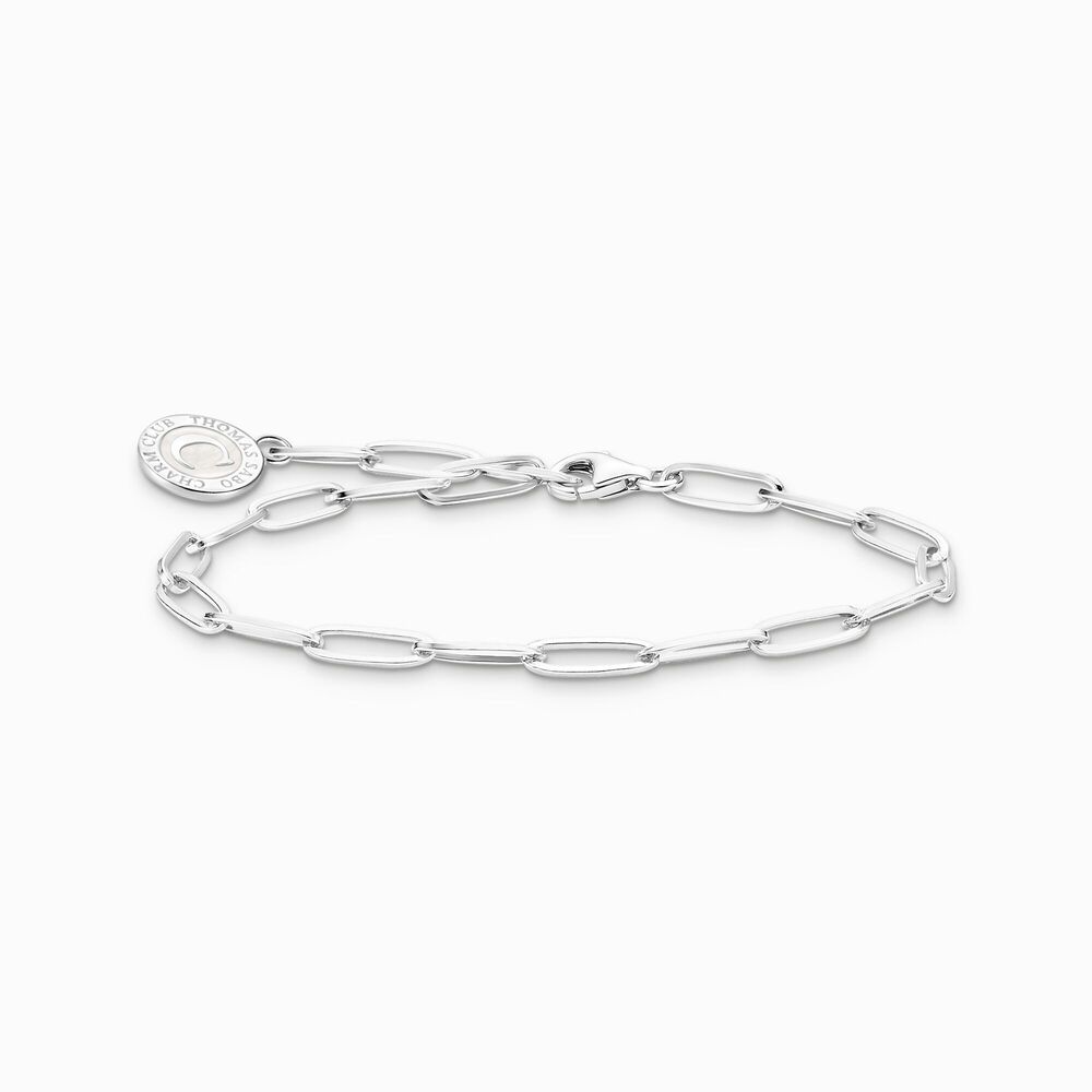 Bracelet argent, émail blanc - X0286-007-21-L17 - Thomas Sabo