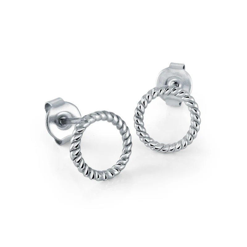 Boucles d'oreilles fixes acier inoxydable - SEA364 - Veloria