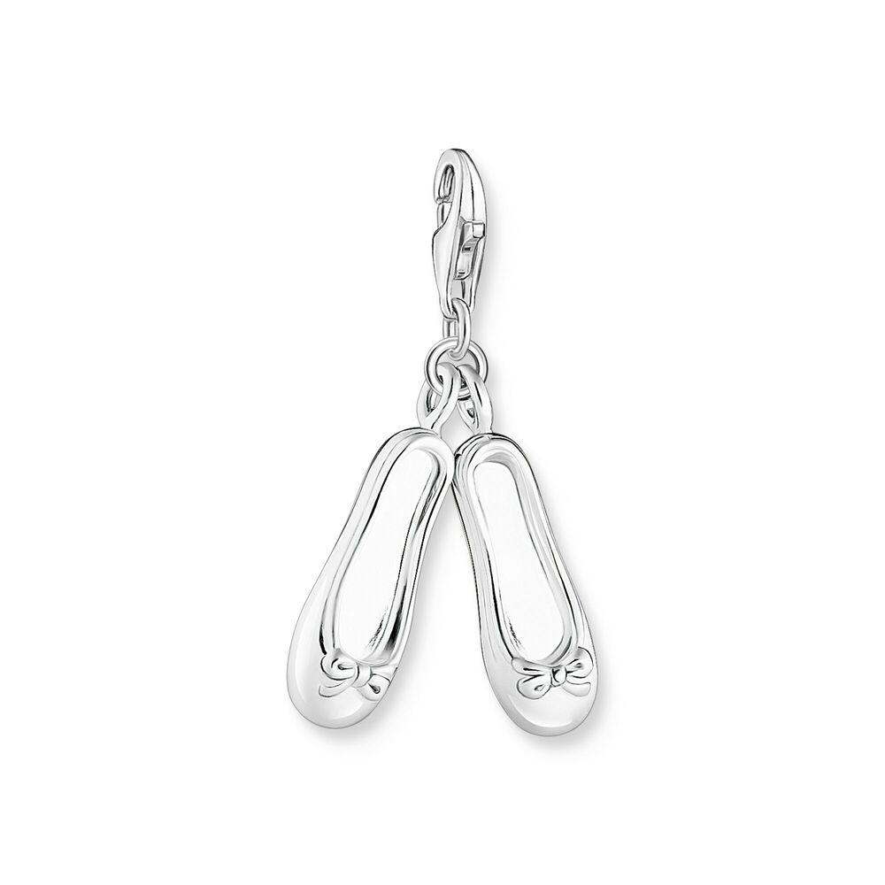 Charm ballerines argent