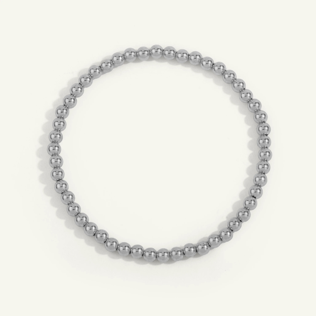Bracelet extensible, argent, 4 millimètres