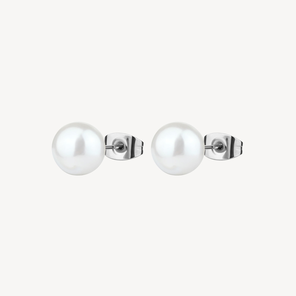 Boucles d'oreilles fixes acier inoxydable, perles - BPC21 - Brosway Italia