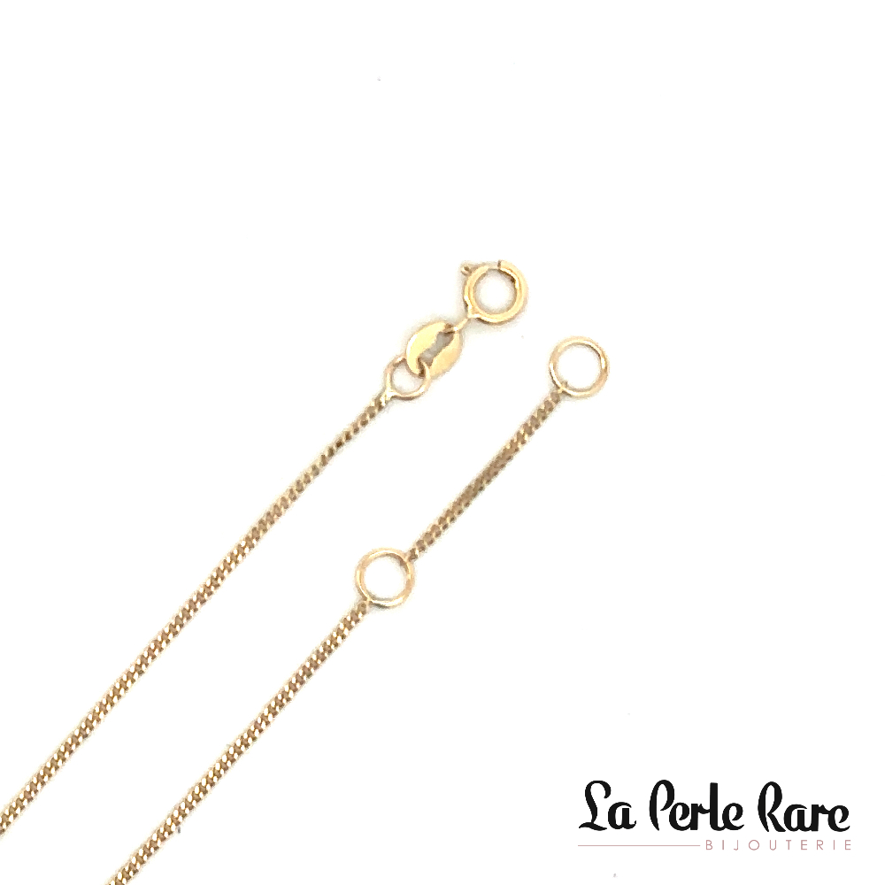 Collier or jaune 10 carats, perles - LPR-2568-16 - Exclusivités