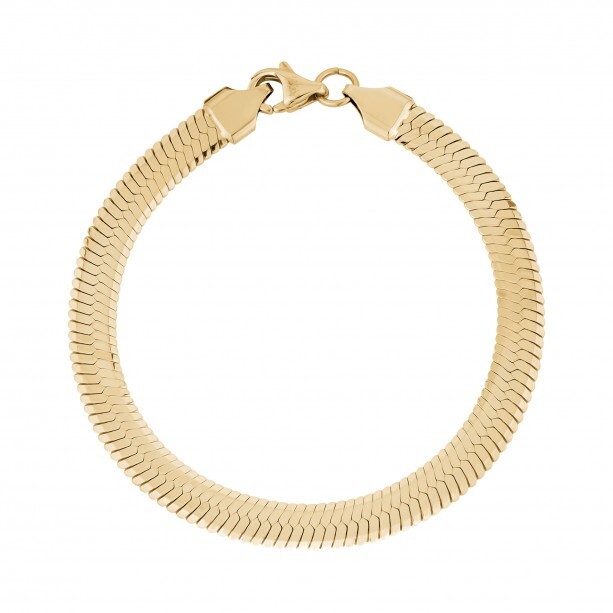 Bracelet acier doré - ZW-B24 - Arz Steel