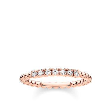 Bague argent rosé et zircons - TR232341614-54 - Thomas Sabo