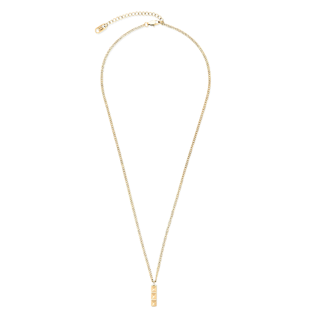 Collier acier inoxydable doré