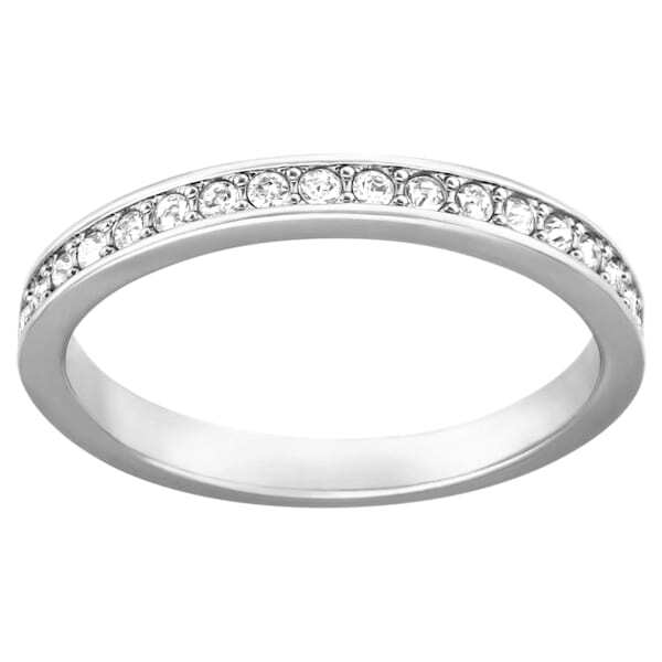 Bague métal rhodié, cristaux blancs - 1121066 - Swarovski