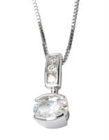 Pendentif pour femme argent zircons - 63L0800003 - Elle