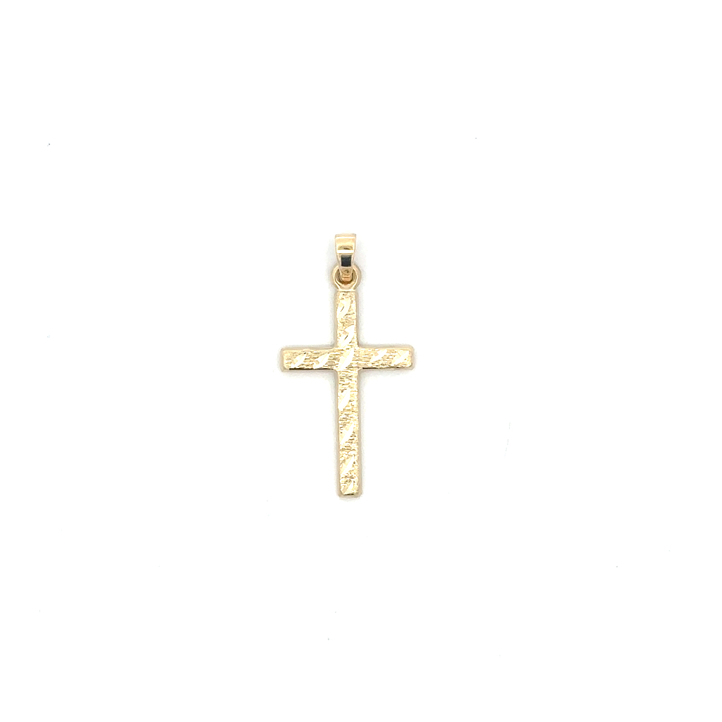 Pendentif croix, or jaune 10 carats - PP01-6182-J - Exclusivités
