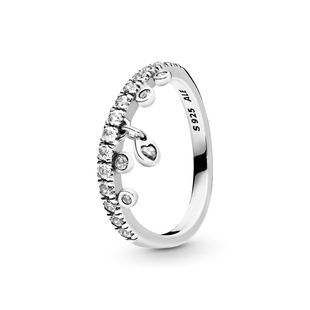 Bague gouttelettes en chandelier, cz - 197108CZ-56 - Pandora