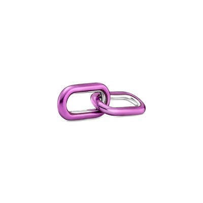 Double maillon, argent, émail mauve ébouissant, Pandora Me - 799663C02 - Pandora