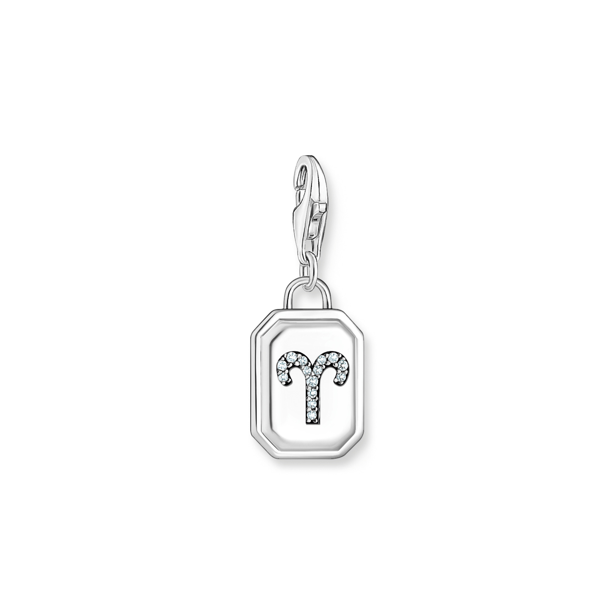 Charm zodiaque Bélier, argent, zircons - 2147-643-21 - Thomas Sabo