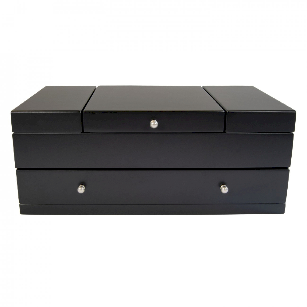 Coffre à bijoux Everly, bois noir - 1143JB15WD - Exclusivités