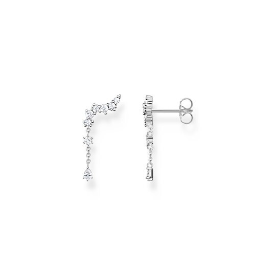 Bo fixes cristaux de glace, argent, zircons - H2254-051-14 - Thomas Sabo