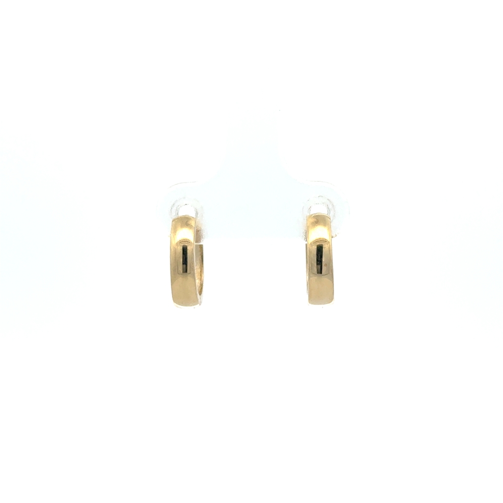 Anneaux de type huggies or jaune 10 carats
