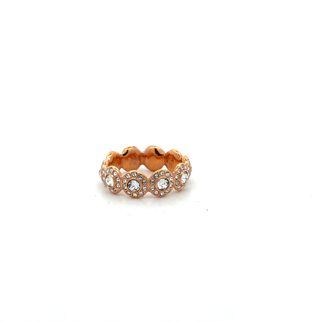 Bague métal rosé, cristaux blanc - 5441199 - Swarovski