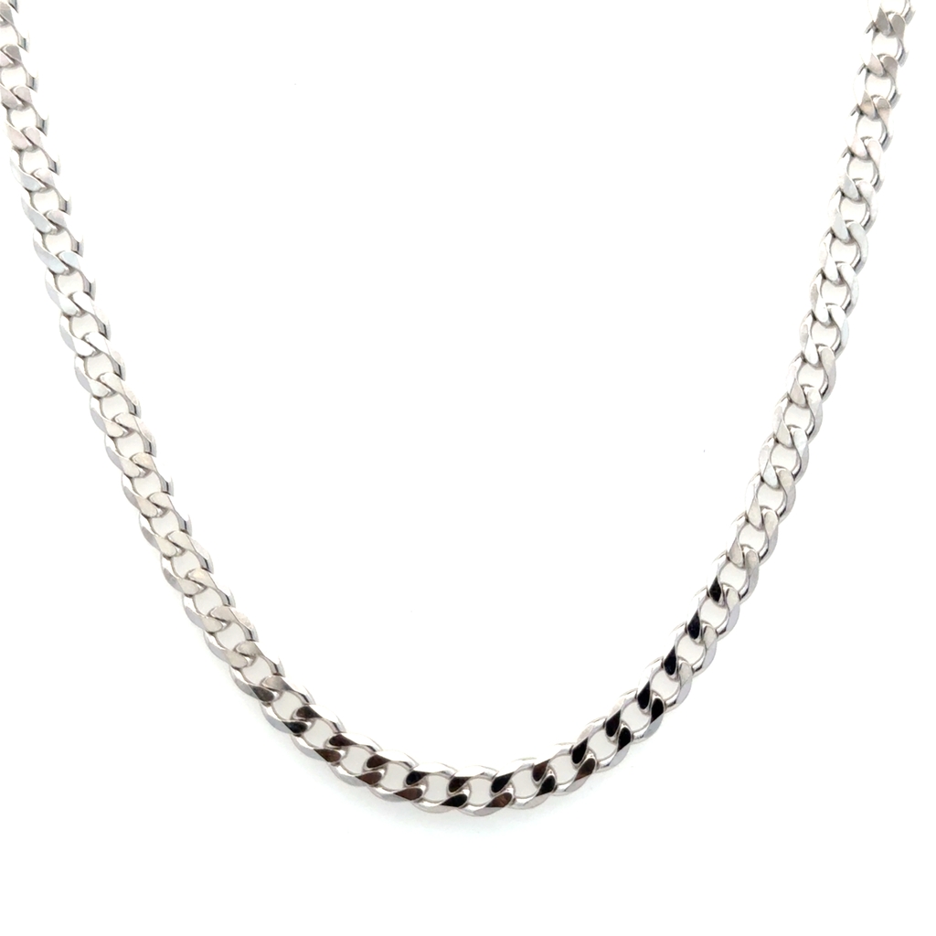 Chaîne gourmette, argent sterling
