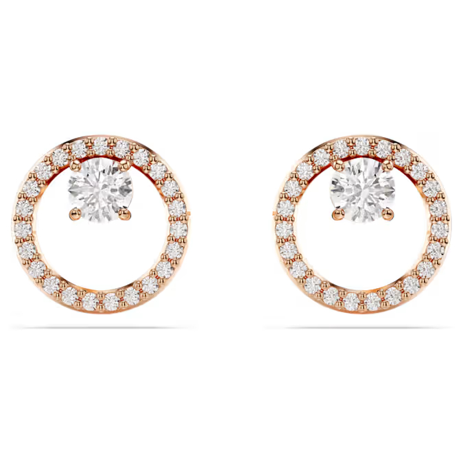 Bo fixes métal rosé, cristaux - 5692263 - Swarovski