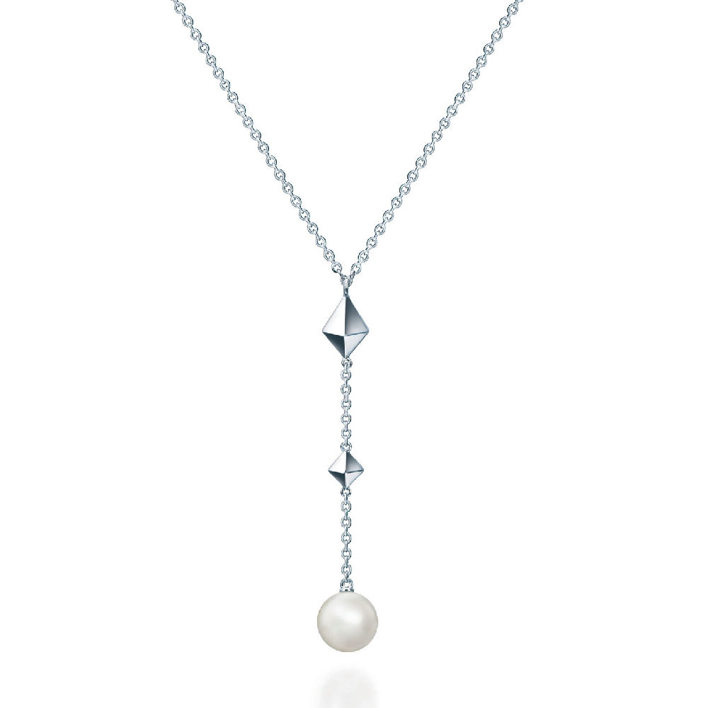 Birks Rock & Pearl necklace, silver, freshwater pearl - 450009223502 - Birks