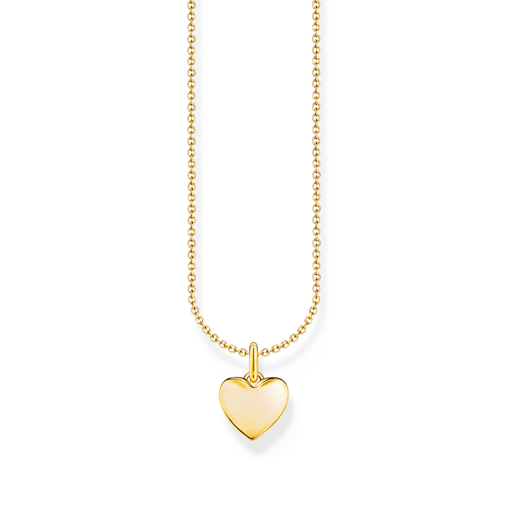 Pendentif coeur, argent doré - KE2234-413-39-L45V - Thomas Sabo