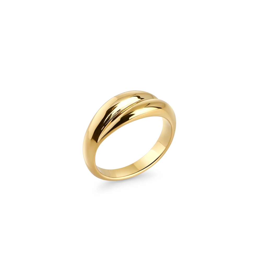 Bague Kimmy, acier doré - T125R008DO-6 - Mia