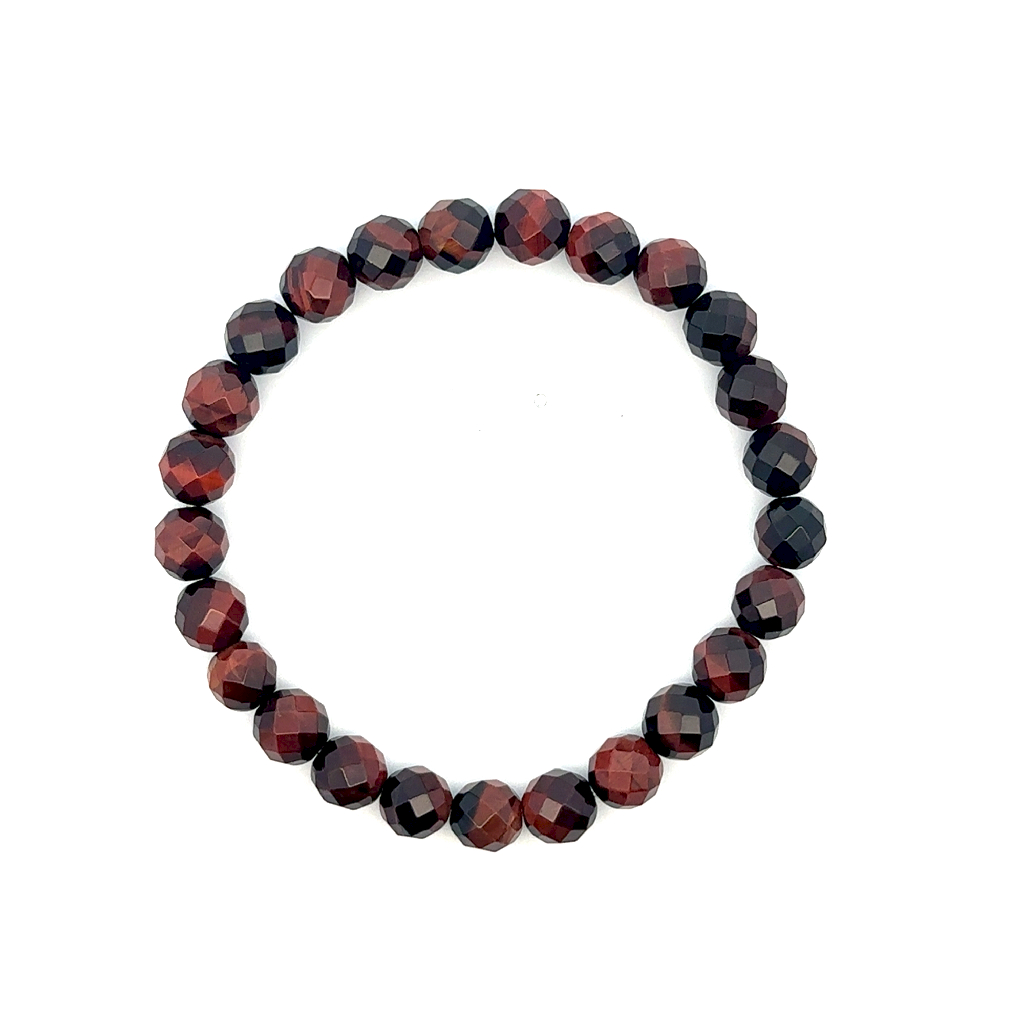 Bracelet oeil-de-tigre 8 millimètres - BB-288-M - Italgem Steel