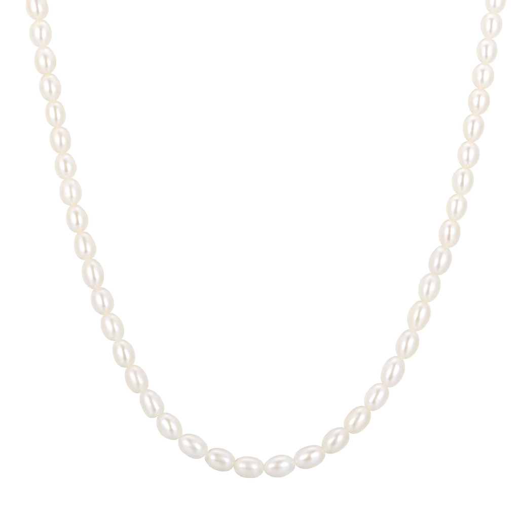 Collier argent doré, perles - N069-02G - Ania Haie