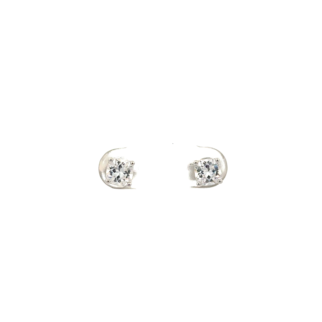 Boucles d'oreilles fixes argent rhodié, zircons incolores - FIW07 - Brosway Italia