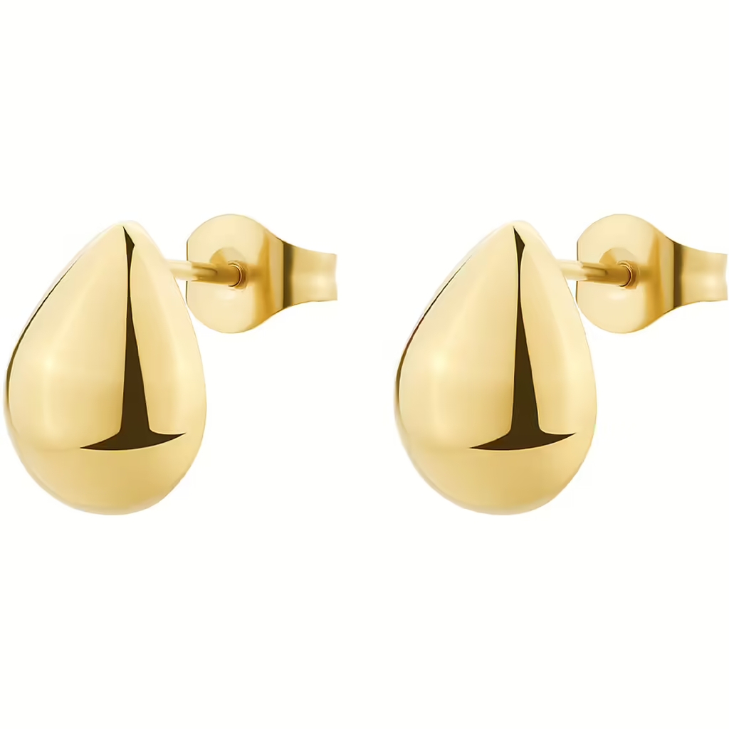 Boucles d'oreilles fixes acier inoxydable finition doré - BPC41 - Brosway Italia