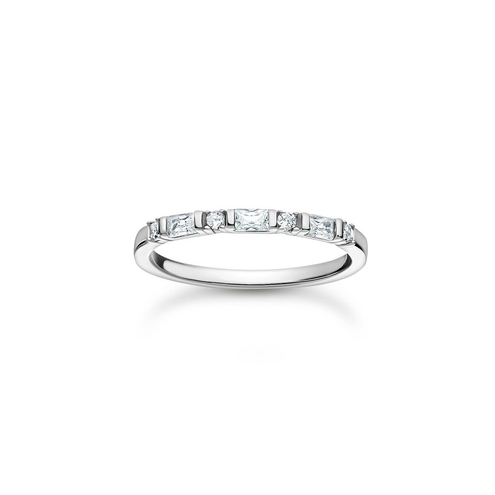 Bague pierres blanches argent Bague pierres blanches argent