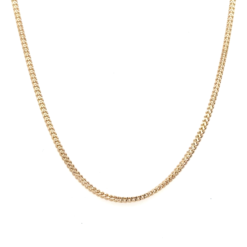 Chaîne franco, or jaune 10 carats