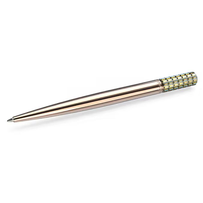 Stylo métal doré, cristaux jaunes - 5637771 - Swarovski