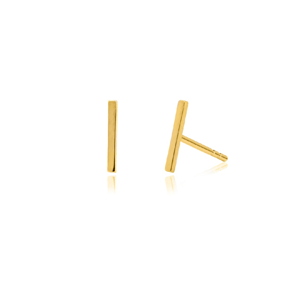 Boucles d'oreilles fixes or jaune 10 carats