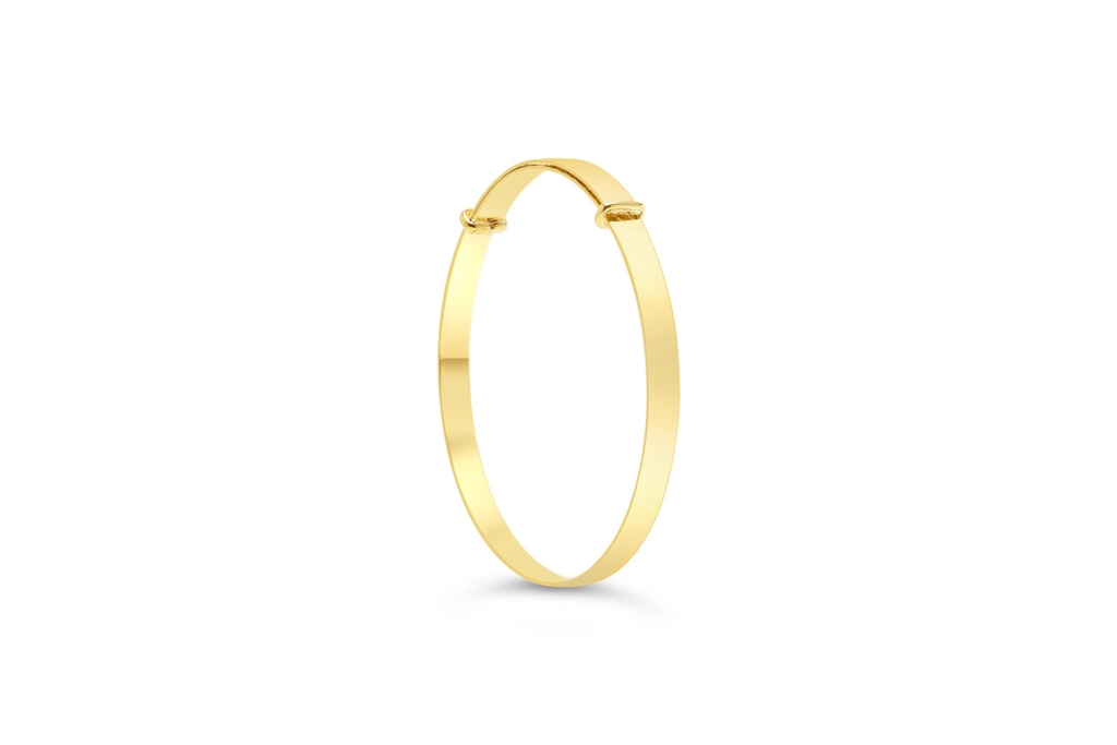 Bracelet rigide or jaune 10 carats