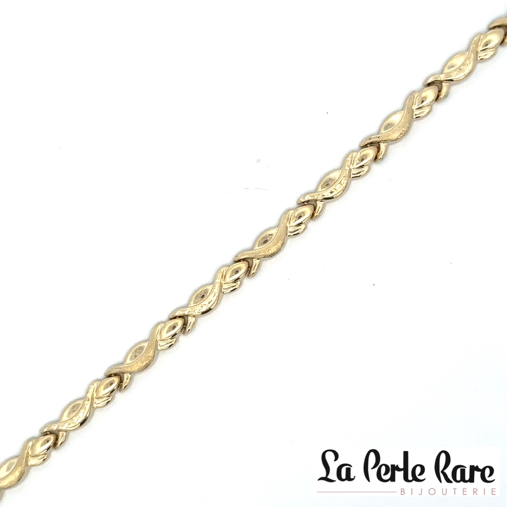 Bracelet or jaune 10 carats - LPR-2843-7 - Exclusivités
