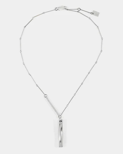 Collier funéraire, acier inoxydable, étain