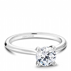 Démontrateur bague solitaire, cz - R047-01A - Crown Ring