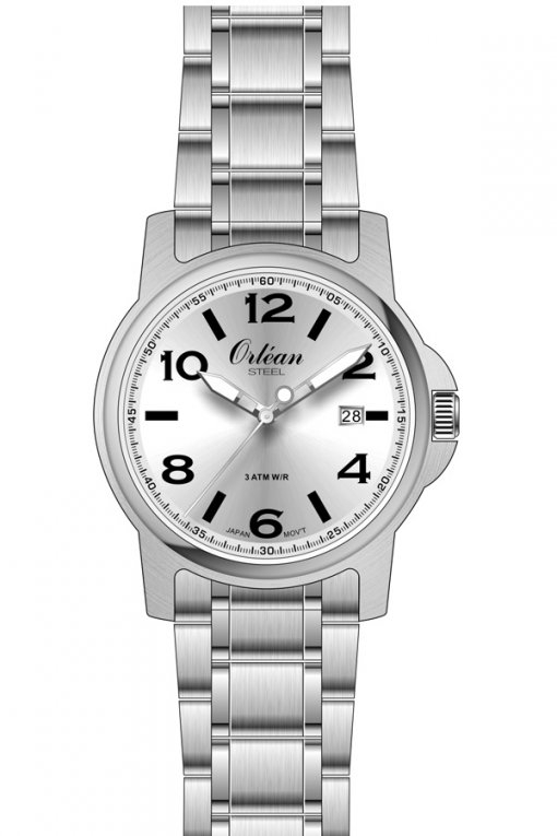 Montre acier inoxydable - ME3658 - Orlean