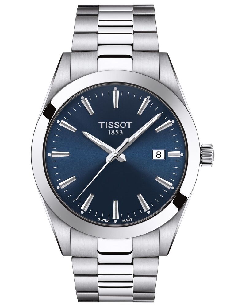 Montre acier, fond bleu - T127.410.11.041.00 - Tissot