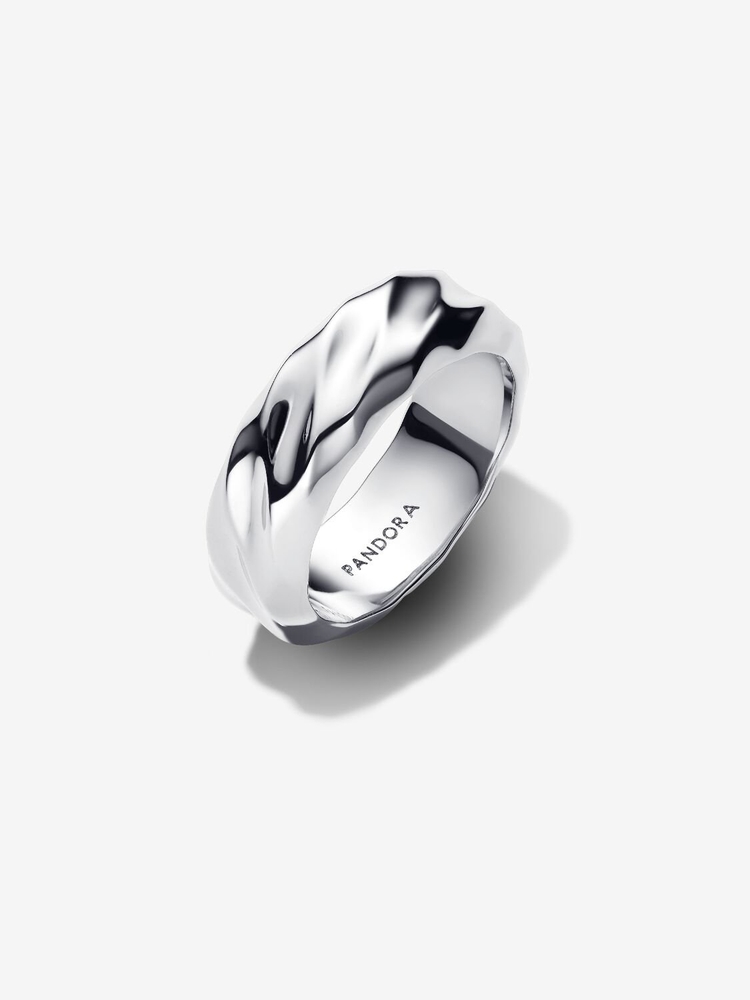 Jonc large ondulé, argent - 193886C00-52 - Pandora